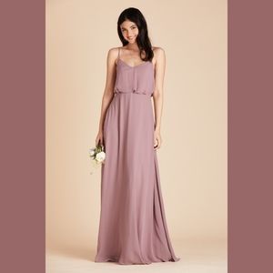 NWT Mauve Chiffon Blouson Bridesmaid dress Size S/M